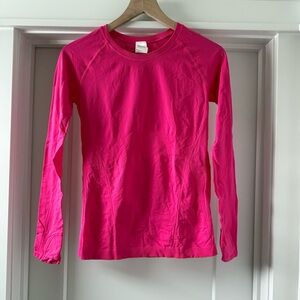 NWOT Athleta Momentum Seamless Top Tulip Pink size small
